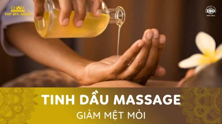 tinh dầu massage giảm mệt mỏi