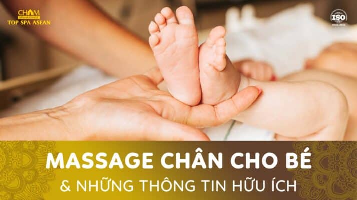 massage chân cho bé