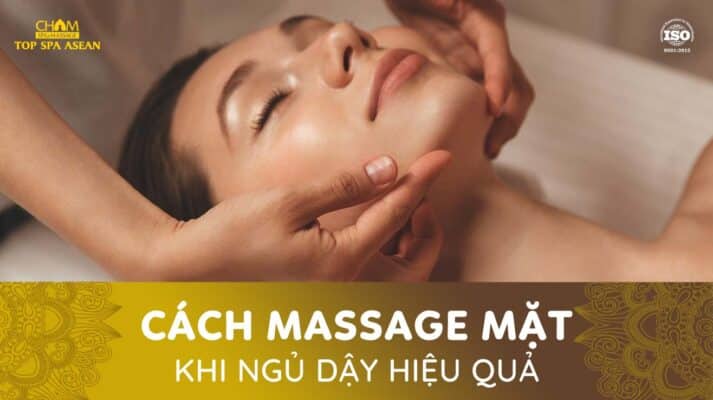 massage mặt khi ngủ dậy