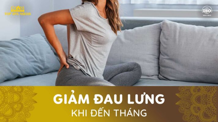 giảm đau lưng thì đến tháng