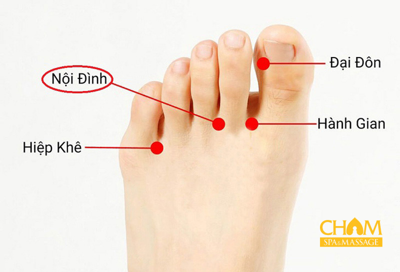 Massage bấm huyệt Nội Đình Cham Spa & Massage