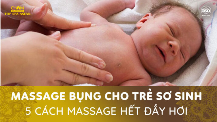 Massage bụng cho trẻ sơ sinh Cham Spa & Massage