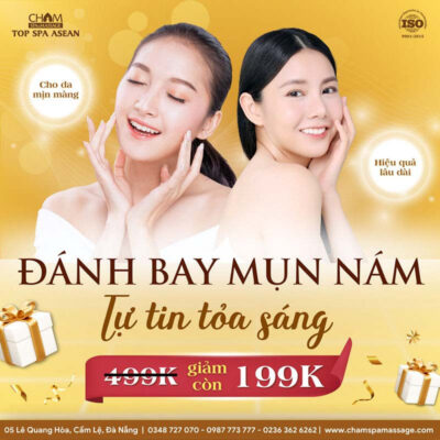 Trị mụn nám Cham Spa & Massage