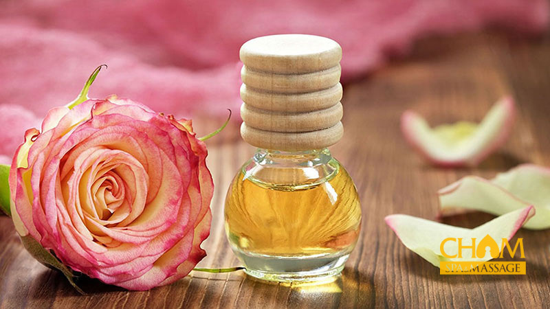 Tinh dầu massage hoa hồng Cham Spa & Massage