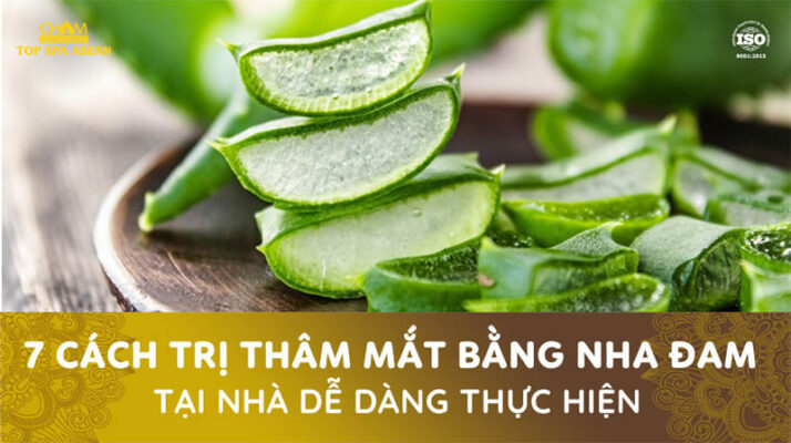 Top 7 cách trị thâm mắt bằng nha đam tại nhà dễ dàng Cham Spa & Massage