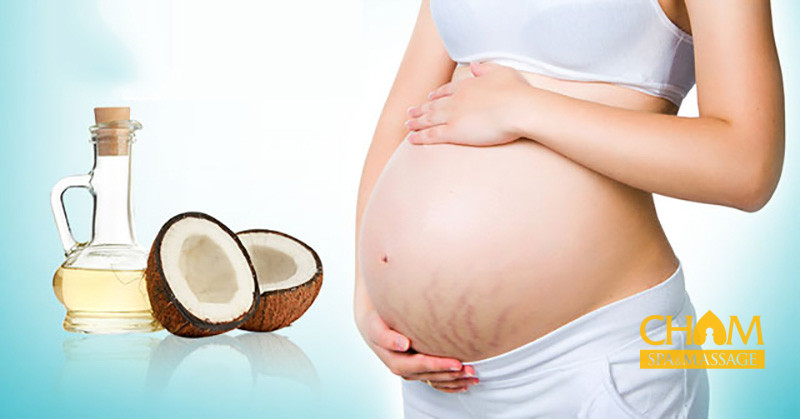 Những điều cần lưu ý khi mẹ bầu sử dụng phương pháp trị rạn da bằng dầu dừa Cham Spa & Massage