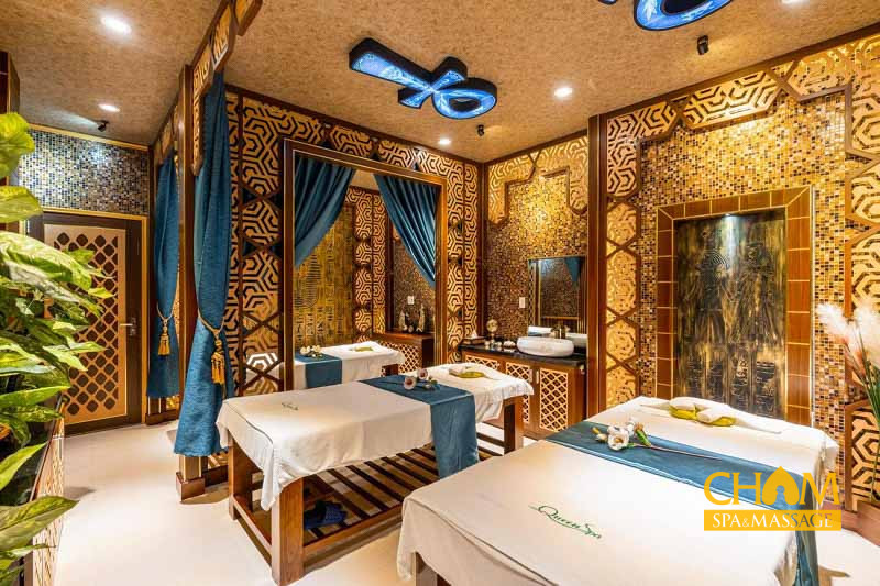 Queen Spa thiết kế sang trọng và nổi bật Cham Spa & Massage