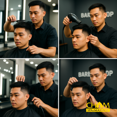 Barber shop cao cấp Hòa Xuân